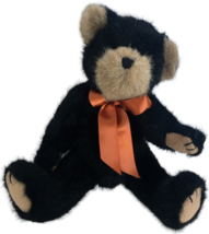 Boyds Teddy Bear Ernest Q Scardeybear HB Heirloom Jointed Black Fall Halloween - £23.96 GBP