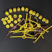 Teacher Prizes Party Favors Silicone Bracelets Emoji Bracelet Rings Eras... - $15.99
