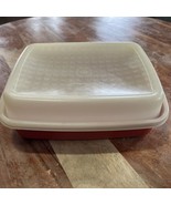Vintage Tupperware 1518-1 Paprika Marinade Container with Lid 1519-5 Mad... - $251.41 MXN