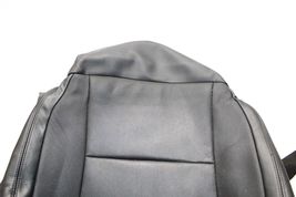 2009-2012 BMW 750Li 740i F01 FRONT RIGHT LOWER SEAT LEATHER COVER BLACK P9823 image 2