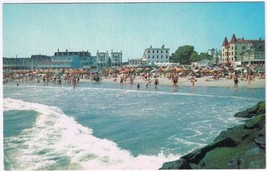 Postcard Cape May Beach Looking West Cape May New Jersey - £3.10 GBP
