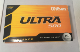 Wilson Ultra 500 Long Distance Golf Ball 15 Ball Box NEW in Retail Box. - $16.50