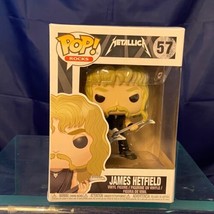 MIB Funko Pop! Music Rocks #57 Metallica James Hetfield Vinyl Figure New Mint - $42.65