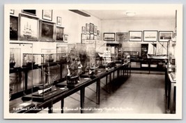 RPPC Naval Exhibition Franklin Roosevelt Memorial Library New York Postcard L28 - £6.31 GBP