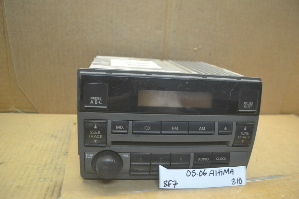 05-06 Nissan Altima AM FM Single CD Player Stereo 28185ZB10A Radio 810-8f7 - $14.69
