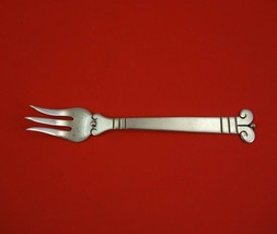 Aztec by Hector Aguilar Mexican Mexico Sterling Silver Cocktail Fork 5&quot; - £201.69 GBP