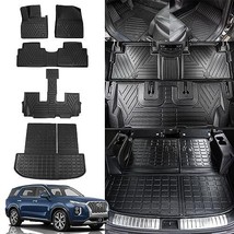 Trunk Mat with Backrest Mat+Floor Mats Rongtaod Floor Mats Compatible with - £296.64 GBP