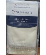Colormate Semi-Sheer Claire Valance - Ivory Color - BRAND NEW IN PACKAGE... - $27.06 CAD
