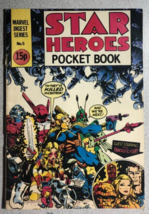 Star Heroes Pocket Book #5 Micronauts Etc 1980 Marvel Comics Uk 52pg Digest Vg+ - £19.54 GBP