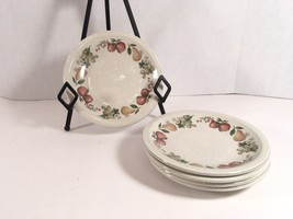 Lot Of 5 Wedgwood England Quince Bread And Butter Plate  Fruits  Stoneware - £21.92 GBP