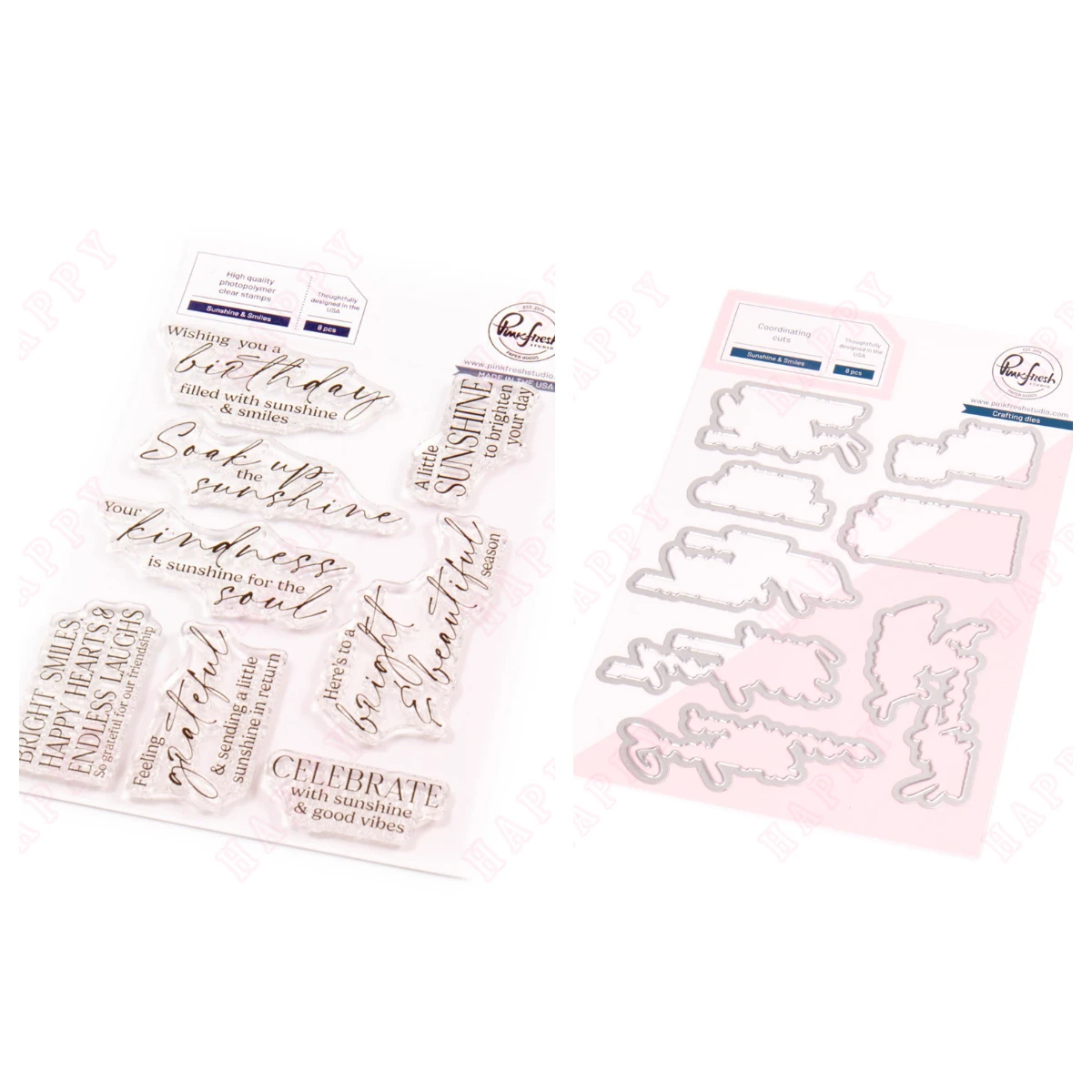 New May Pink 2025 Guiding Light Metal Cutting Dies Stamp Stencil -M3186-... - $8.80