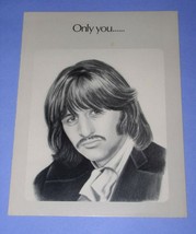 Ringo Starr Greeting Card Vintage 1976 Thunder Greetings - £27.90 GBP