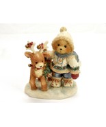 Cherished Teddies Figurine, &quot;Nils&quot; Bear &amp; Reindeer, Vintage 1994, Enesco... - €21,31 EUR