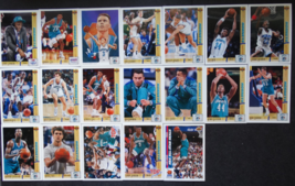 1991-92 Upper Deck Charlotte Hornets Team Set Of 19 Basketball Cards - £3.20 GBP