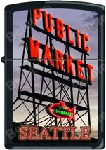 Rare Retire Seattle Pike St Public Market Zippo Lighter - $28.45