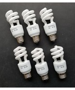 6 Pack Of 9 Watt E26 Compact Fluorescent Light Bulbs. - $29.90 CAD