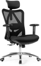Luarane Ergonomic Office Chair, High Back Mesh Computer Chair With Adjustable - £217.71 GBP