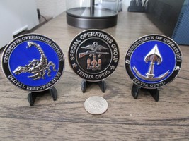 3 CIA Challenge Coins GRS Global Response Staff SOG Directorate of Operations - £45.99 GBP
