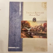 Thomas Kinkade Catalog 2001 Full Color Limited Edition Works Painter of ... - £11.61 GBP