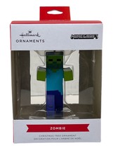 NEW Hallmark Minecraft ZOMBIE 3in Resin Collectible Christmas Tree Ornament - £9.45 GBP