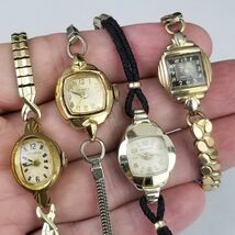 vintage ladies watch lot x4 Gruen Verithin Precision Benrus Timex Frontenac - $59.99