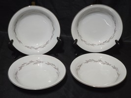 Vintage NORITAKE GRAYWOOD 7.5&quot; Coupe Cereal / Soup Bowl - Set Of 4 - Cir... - $31.66