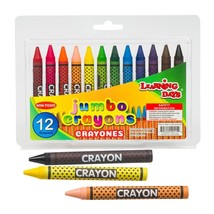 12 Piece Learning Days Jumbo Crayons with Case - £2.27 GBP