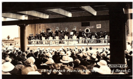 RPPC Postcard Long Beach Municipal Band Herbert L Clark Director by Bussey - £74.00 GBP