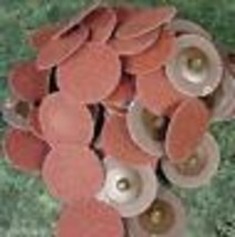 100pc 2 " Roll Lock Sanding Disc 36 Grit Made In Usa Heavy Duty Sand Inch - $29.99
