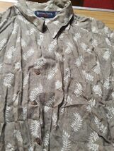 Marino Bay Natural Men's Short Sleeve Button Down Shirt Leaf Pattern Siz... - €12,97 EUR Marino Bay Natural Men's Short Sleeve Button Down Shirt Leaf Pattern Siz... - €12,97 EUR