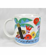 Australia Rainforest Coffee Mug Tea Cup Crystal Craft Vintage  - $54.14 CAD