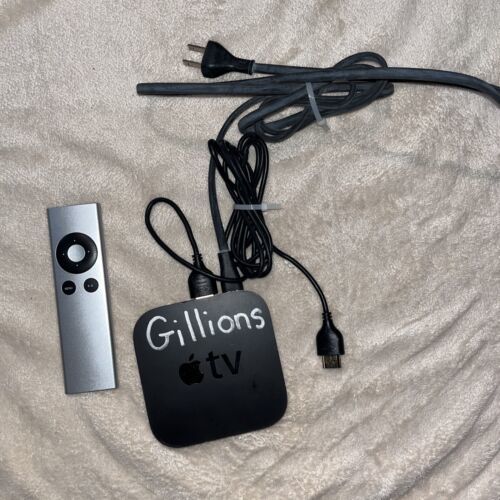 APPLE TV 2ND GEN A1378 HD MEDIA STREAMER WITH REMOTE  - $14.84