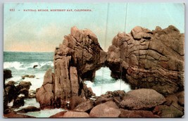 Natural Bridge Monterey Bay California CA UNP Unused DB Postcard C16 - £5.39 GBP