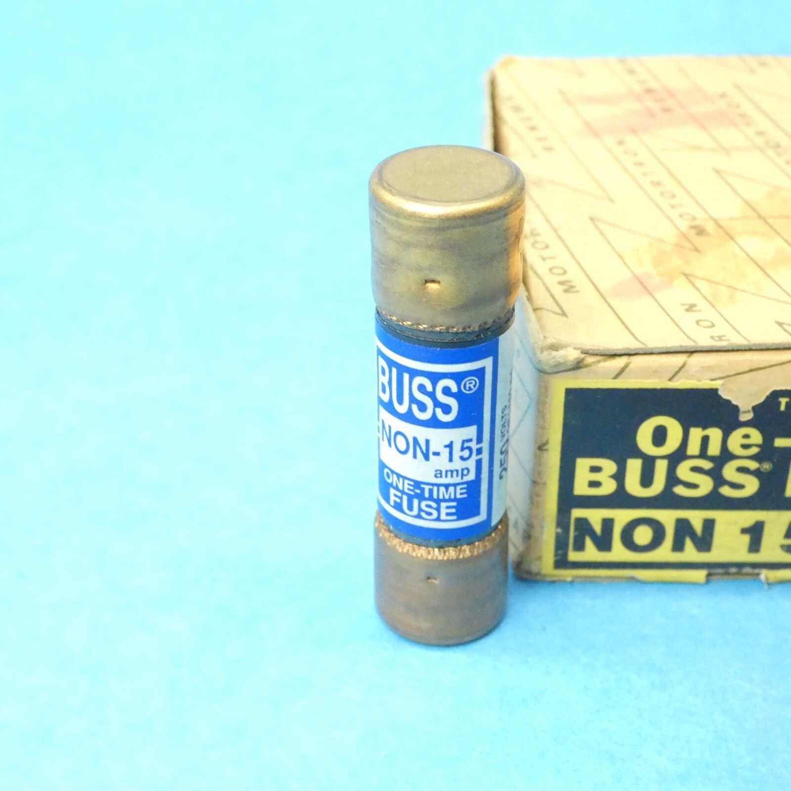 Bussmann NON-15 One-time Fuse Class K5&amp;H 15 Amps 250 VAC/125 VDC New - $1.99