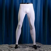 Plus Men&#39;s Velvet Pantyhose Pajama Underwear with Pouch Panty Body Stockings - £7.26 GBP