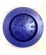 Vtg Karlsson All Blue Rubber Mid Century Modern Retro MCM Wall Clock * T... - $1,398.24 MXN