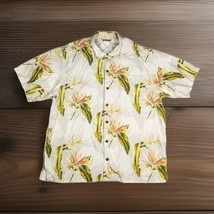 Tommy Bahama Men’s Size XL Multicolor Yellow Green Floral Silk Shirt Haw... - $586.12 MXN