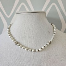 Premier Designs Faux Pearl & Rhinestone Beaded Necklace & Bracelet Set - $17.81