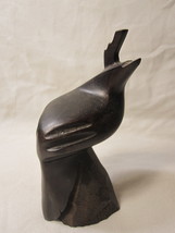 vintage 4.5&quot; tall Ironwood Carved Quail wooden Statue - $20.00