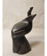 vintage 4.5&quot; tall Ironwood Carved Quail wooden Statue - £15.80 GBP