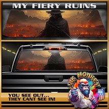 My Fiery Ruins - Truck Back Window Graphics - Customizable - £43.54 GBP+