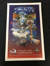 1996 Stanley Cup Championship Poster Avalanche Panthers NHL - £28.61 GBP
