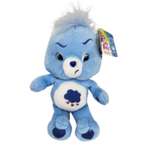 8&quot; Care Bears 2007 Blue Grumpy Bear Rain Cloud Stuffed Animal Plush New Tag - £26.14 GBP