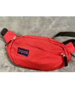 Jansport Fanny Pack Fifth Avenue Waist Pouch Durable Unisex Red EUC - $13.55