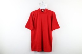 Vtg 50s General Athletic Products Mens M Blank Mock Neck Knit T-Shirt US... - £46.53 GBP