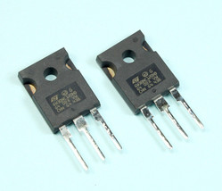 2pcs STMicroelectronics IGBT 60A 1200v 220W TO247 STGW30NC120HD - $8.75