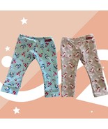 2 Lot Pajama Bottoms 18&quot; Doll American Girl Polar Bears Penguins Stretch... - $173.53 MXN