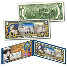 Mount Rushmore America The Beautiful Parks South Dakota Official $2 U.S. Bill - £11.23 GBP