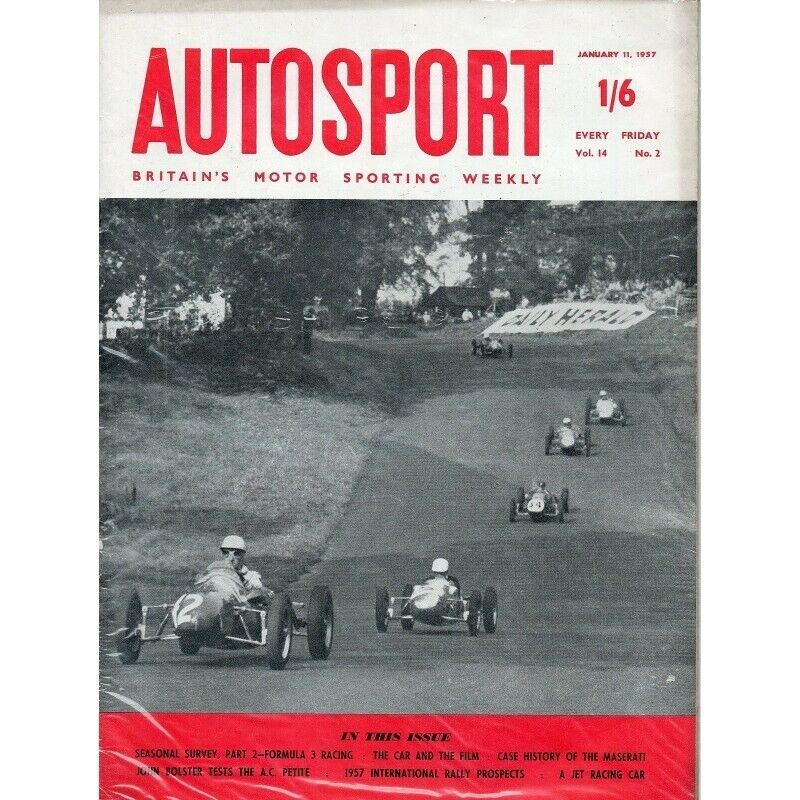 Autosport Magazine January 11th 1957 - $3.42