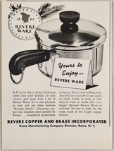 1950 Print Ad Revere Copper &amp; Brass Pots &amp; Pans Rome,New York - £10.56 GBP